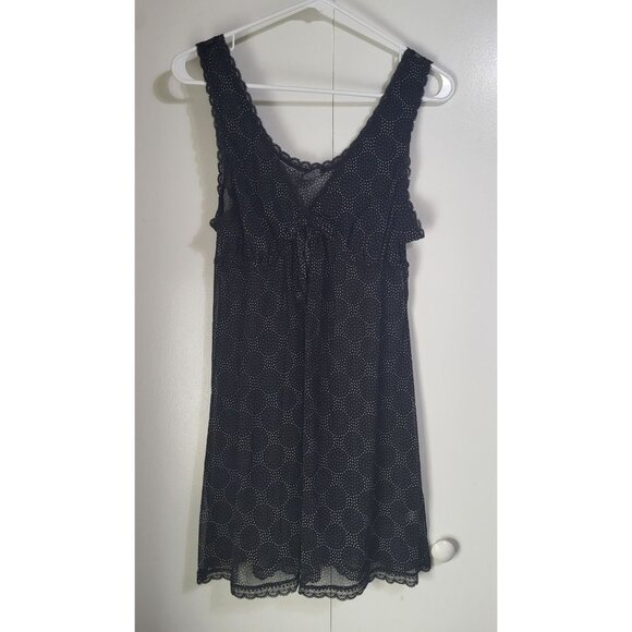 APT. 9 INTIMATES LG Sheer Babydoll Print Nightgown Slip Chemise Coquette Y2K - Picture 2 of 9